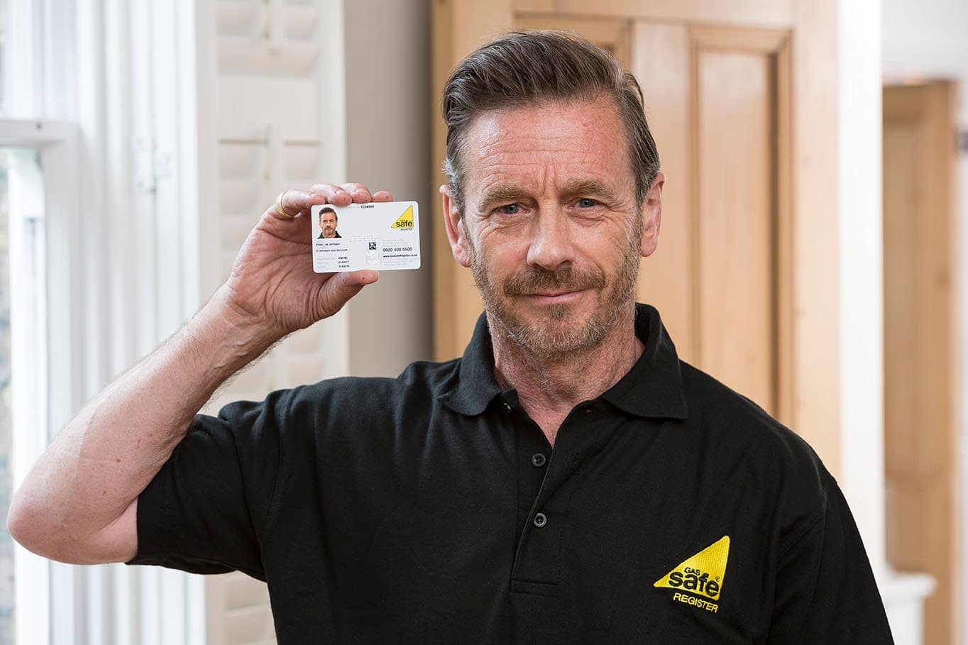 A Gas Safe registered engineer